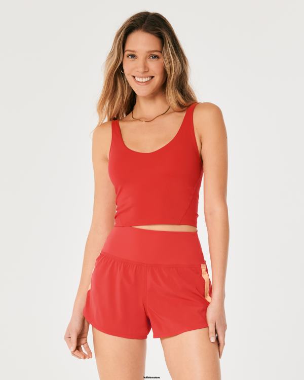 gilly hicks réservoir plongeant à recharge active femmes rouge Hollister hauts RRRJX369