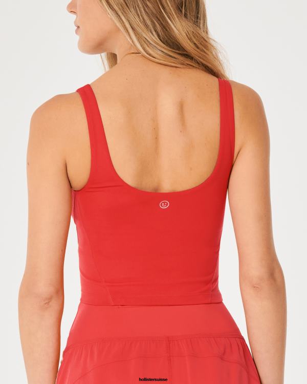 gilly hicks réservoir plongeant à recharge active femmes rouge Hollister hauts RRRJX369