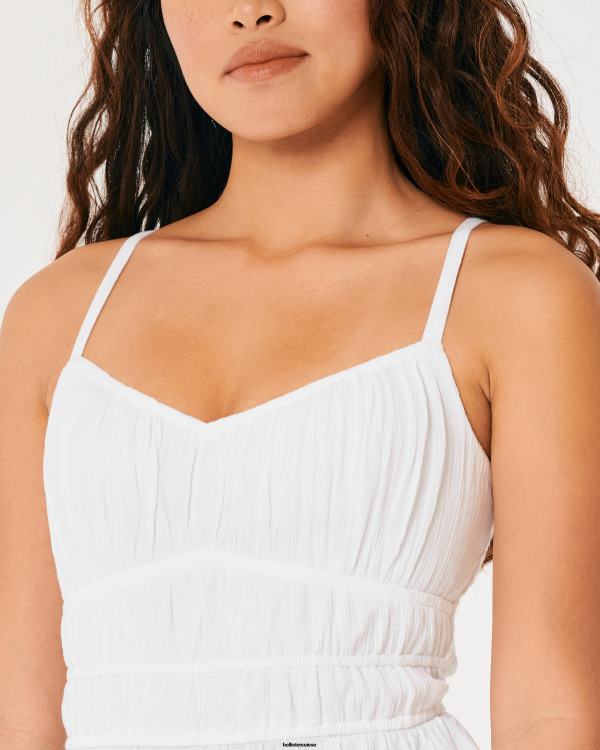réservoir canalisé femmes blanc Hollister hauts RRRJX241