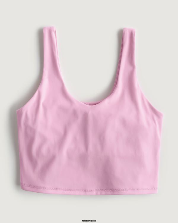 réservoir de récolte touristique social femmes rose clair Hollister hauts RRRJX372