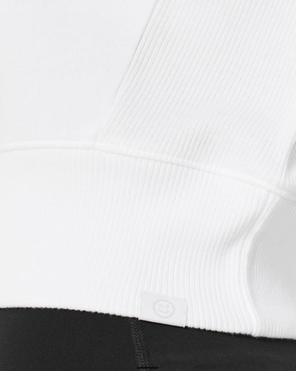 gilly hicks sweat ras du cou dos ouvert femmes blanc Hollister hauts RRRJX286