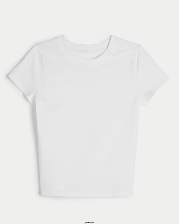 gilly hicks crew t-shirt de sommeil pour bébé femmes blanc Hollister hauts RRRJX451