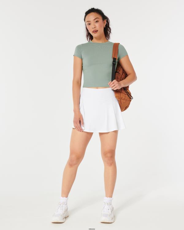 gilly hicks crew t-shirt de sommeil pour bébé femmes vert clair Hollister hauts RRRJX177