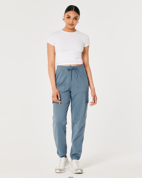 gilly hicks t-shirt ras du cou actif sans coutures femmes blanc Hollister hauts RRRJX314