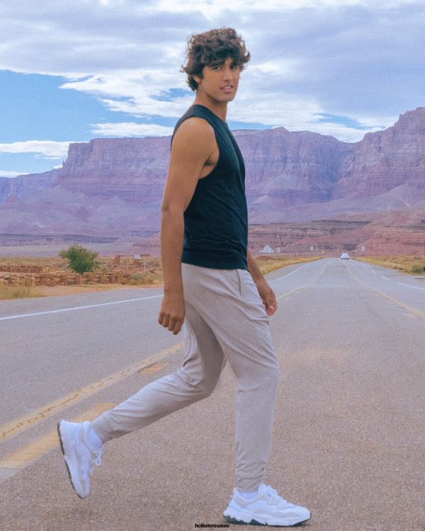 gilly hicks pantalon de jogging actif Hommes bronzer Hollister bas RRRJX1346