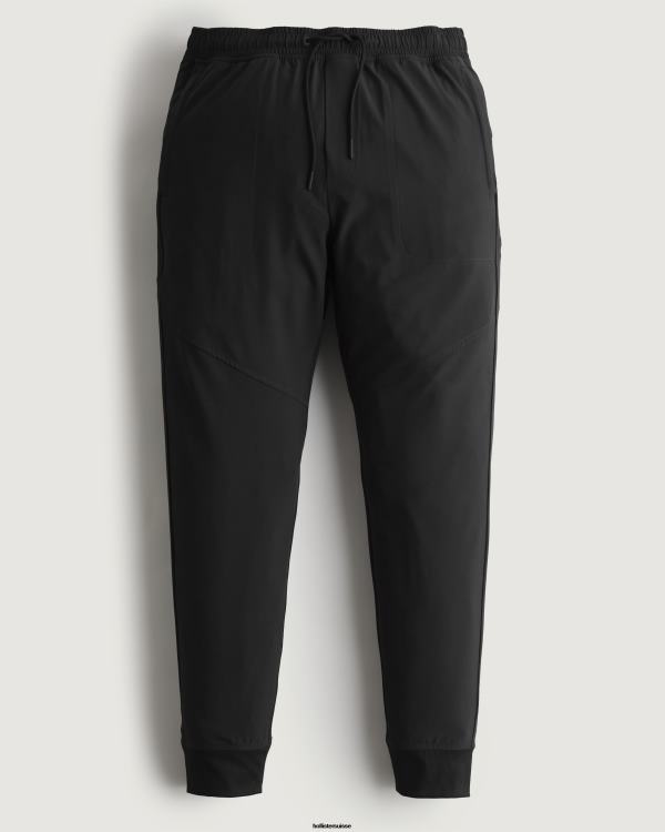 gilly hicks pantalon de jogging actif Hommes noir Hollister bas RRRJX1385