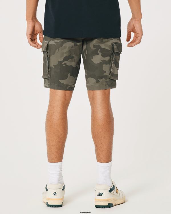short de jogging cargo en sergé 9\'\' Hommes camouflage Hollister bas RRRJX1233