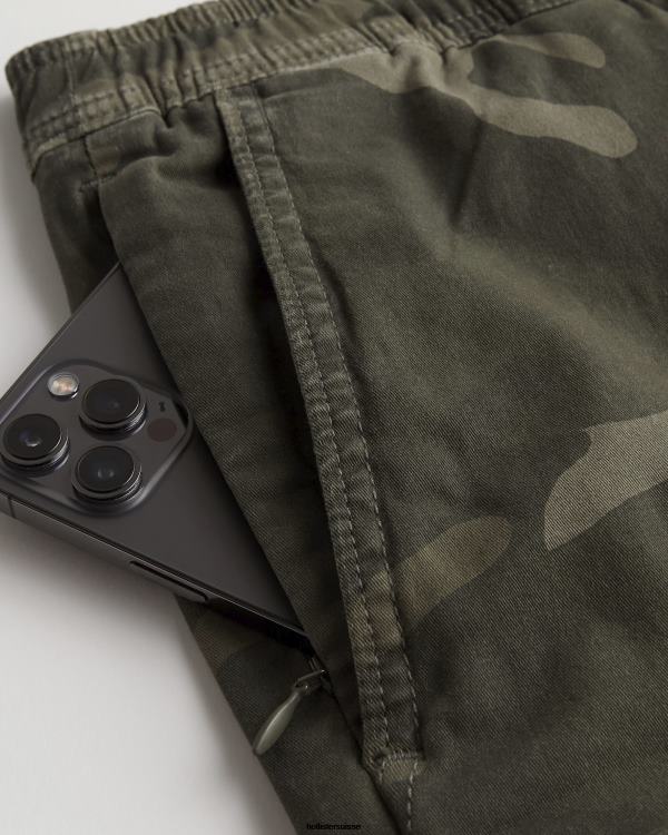 short de jogging cargo en sergé 9\'\' Hommes camouflage Hollister bas RRRJX1233