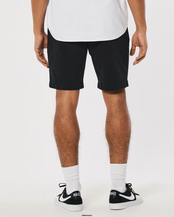 short de jogging cargo en sergé 9\'\' Hommes kaki clair Hollister bas RRRJX1387