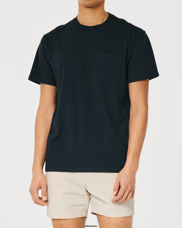 short de jogging en sergé 5\'\' Hommes crème Hollister bas RRRJX1152