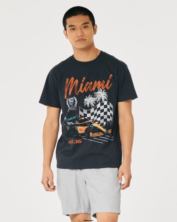 short jogger en mélange de lin 7\'\' Hommes gris clair Hollister bas RRRJX1106