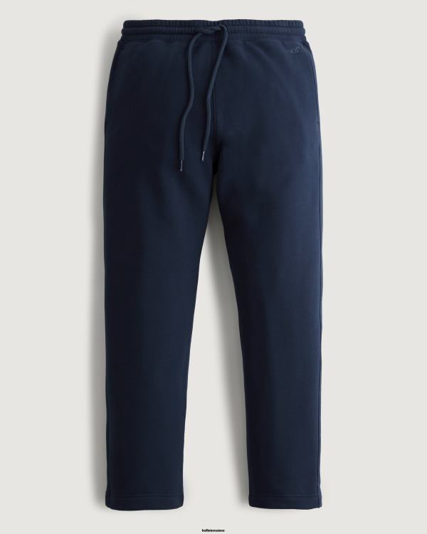 pantalon de survêtement droit Hommes marine Hollister bas RRRJX1336