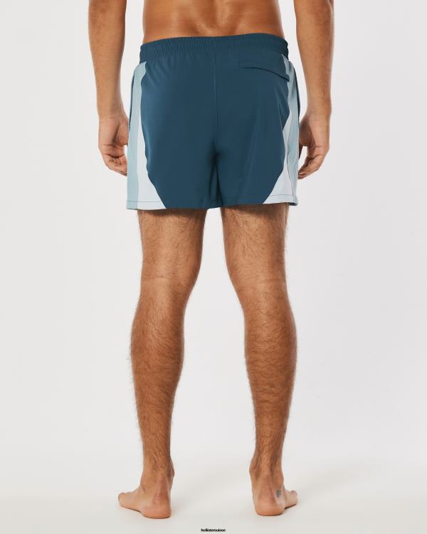 gilly hicks maillot de bain 5\'\' Hommes bleu Hollister bas RRRJX1402