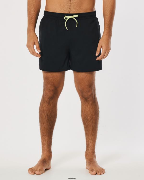 gilly hicks maillot de bain 5\'\' Hommes noir Hollister bas RRRJX1401