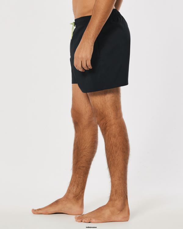 gilly hicks maillot de bain 5\'\' Hommes noir Hollister bas RRRJX1401