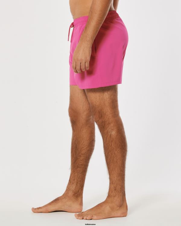 gilly hicks maillot de bain 5\'\' Hommes rose foncé Hollister bas RRRJX1397