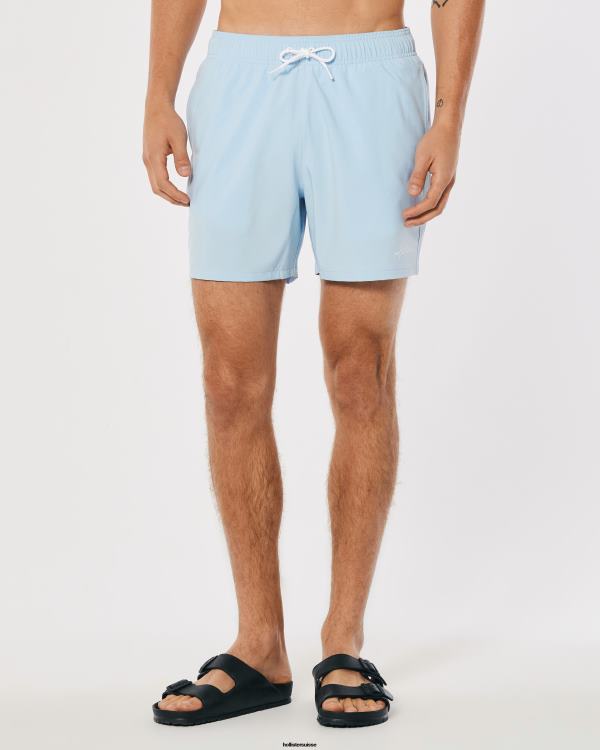 maillot de bain guard 5\'\' Hommes bleu clair Hollister bas RRRJX1109