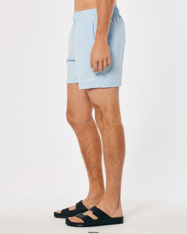 maillot de bain guard 5\'\' Hommes bleu clair Hollister bas RRRJX1109