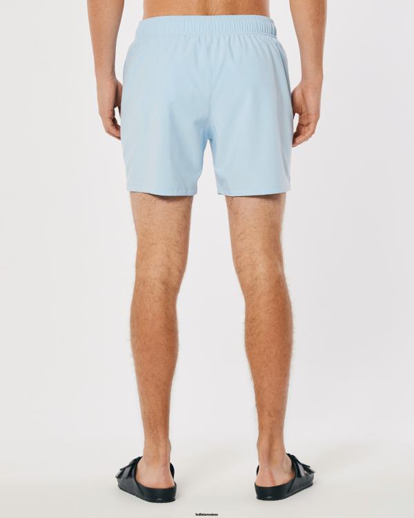 maillot de bain guard 5\'\' Hommes bleu clair Hollister bas RRRJX1109