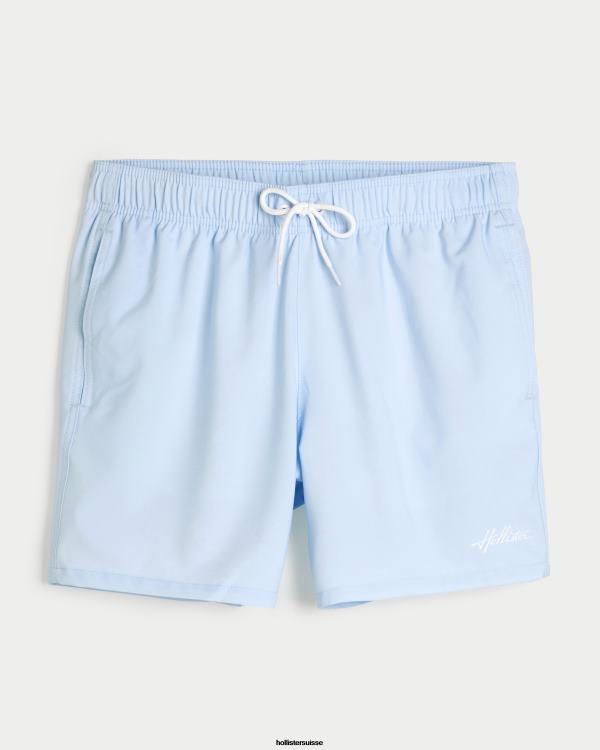 maillot de bain guard 5\'\' Hommes bleu clair Hollister bas RRRJX1120