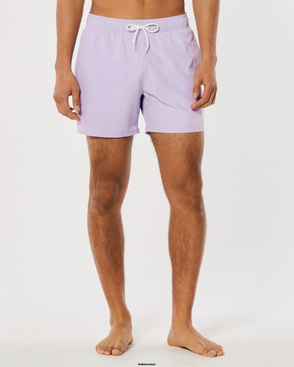 maillot de bain guard 5\'\' Hommes lilas Hollister bas RRRJX1118