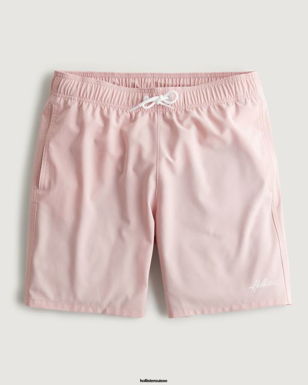 maillot de bain guard 7'' Hommes rose Hollister bas RRRJX1309