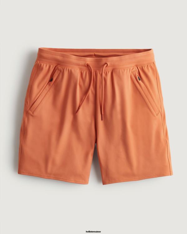 gilly hicks active recharge short 7'' Hommes orange Hollister bas RRRJX1321