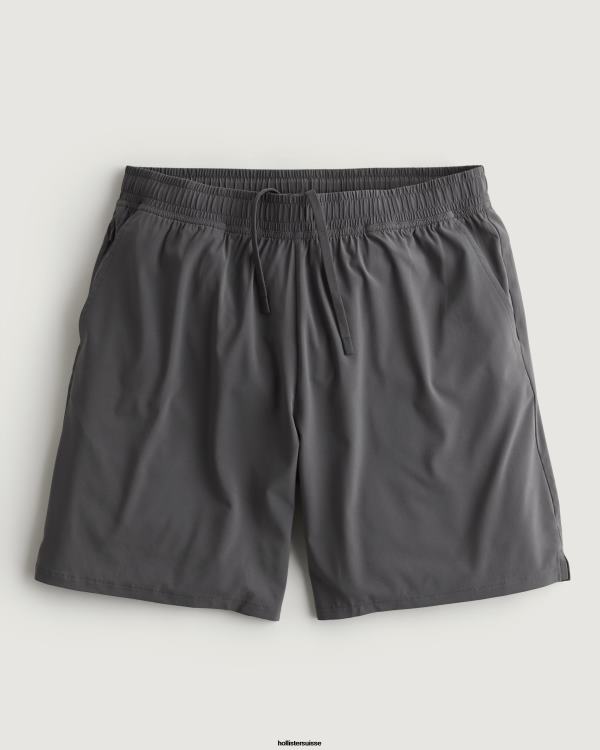 gilly hicks short actif 7'' Hommes gris foncé Hollister bas RRRJX1236