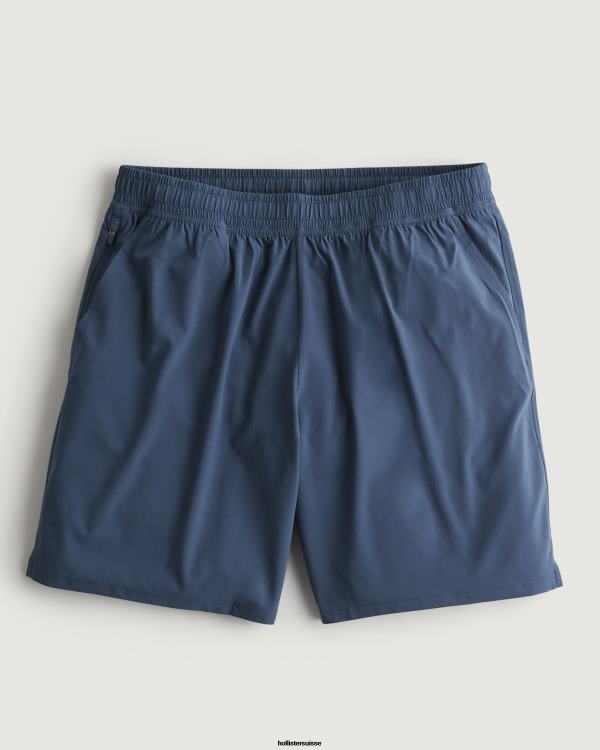 gilly hicks short actif 7'' Hommes marine Hollister bas RRRJX1255