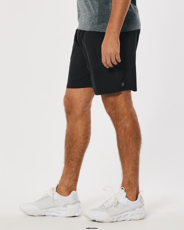 gilly hicks short actif 7\'\' Hommes noir Hollister bas RRRJX1215