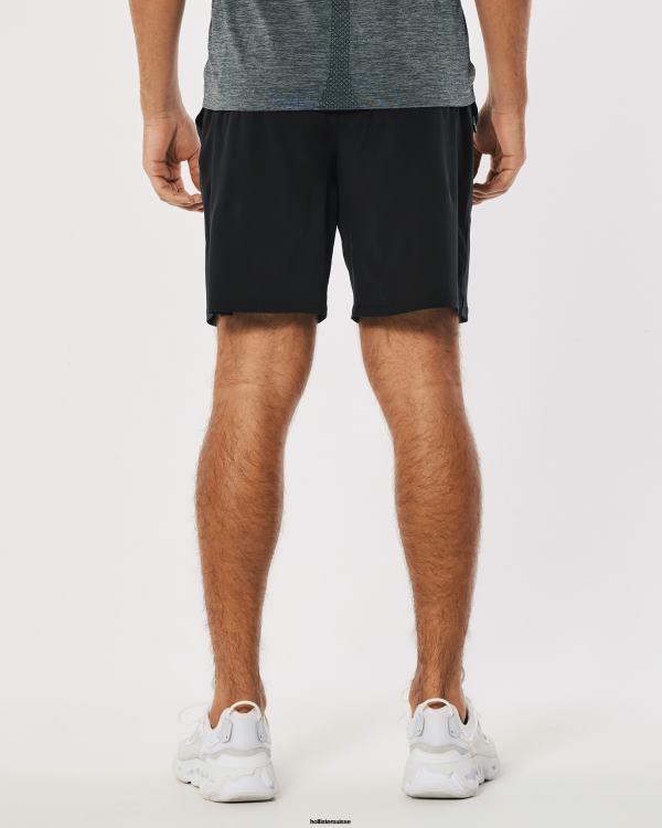 gilly hicks short actif 7\'\' Hommes noir Hollister bas RRRJX1215