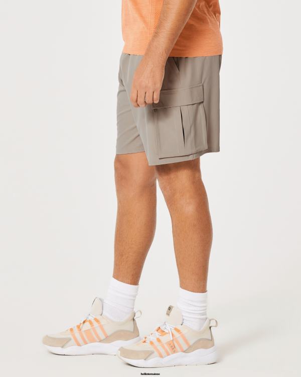 gilly hicks short cargo actif non doublé 7\'\' Hommes bronzer Hollister bas RRRJX1353