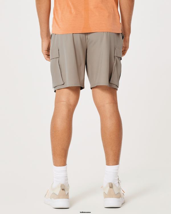 gilly hicks short cargo actif non doublé 7\'\' Hommes bronzer Hollister bas RRRJX1353