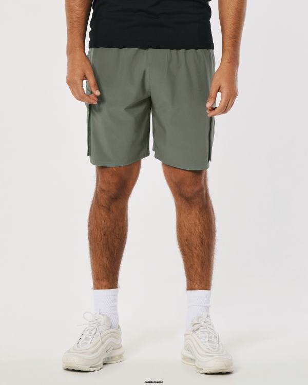 gilly hicks short cargo actif non doublé 7\'\' Hommes sage Hollister bas RRRJX1352
