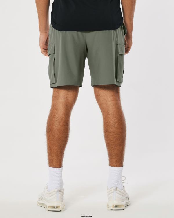 gilly hicks short cargo actif non doublé 7\'\' Hommes sage Hollister bas RRRJX1352