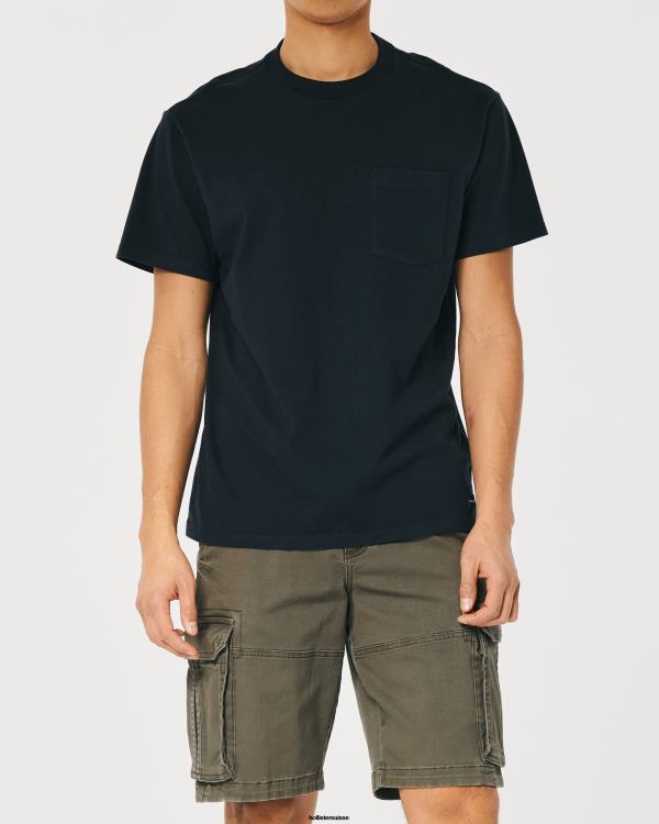 short cargo en sergé 11\'\' Hommes olive Hollister bas RRRJX1226