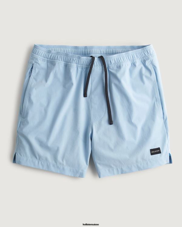 short hybride 5'' Hommes bleu clair Hollister bas RRRJX1102