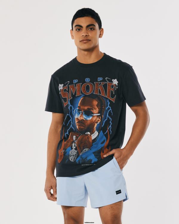 short hybride 5\'\' Hommes bleu clair Hollister bas RRRJX1102