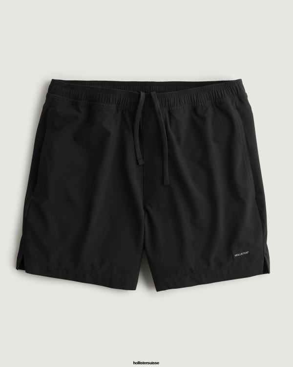 short hybride 5'' Hommes noir Hollister bas RRRJX1100