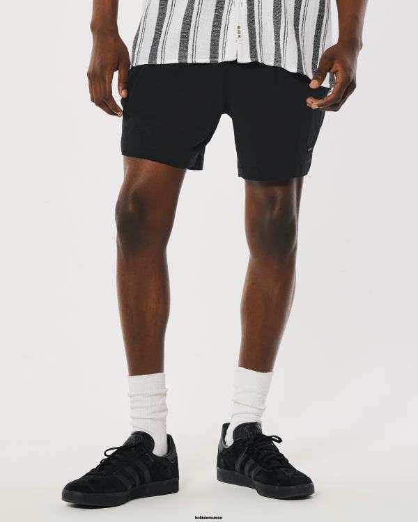 short hybride 5\'\' Hommes noir Hollister bas RRRJX1100