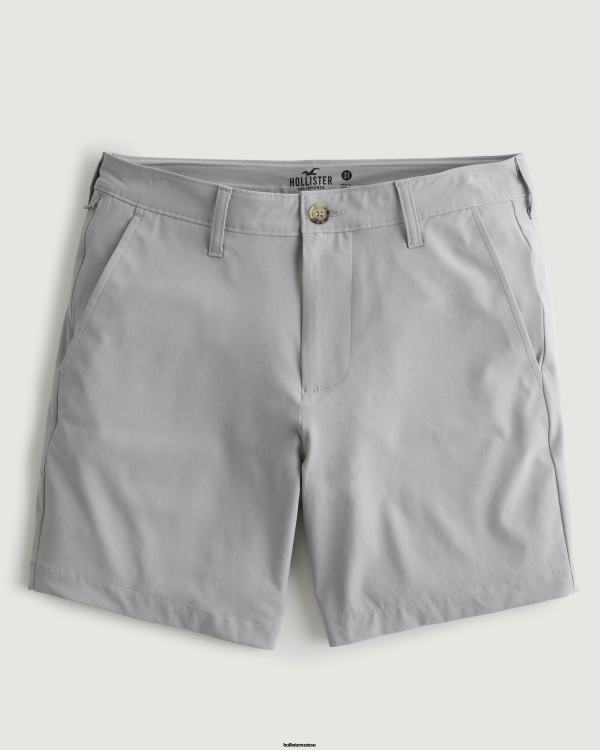 short hybride 7'' Hommes gris clair Hollister bas RRRJX1224
