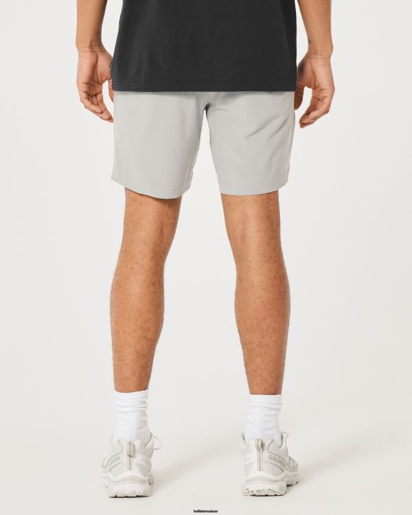 short hybride 7\'\' Hommes gris clair Hollister bas RRRJX1224