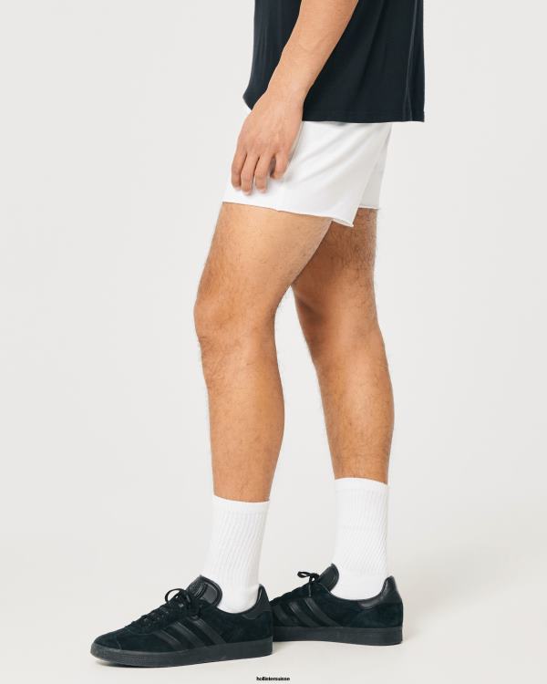 short molletonné logo 5\'\' Hommes blanc Hollister bas RRRJX1331