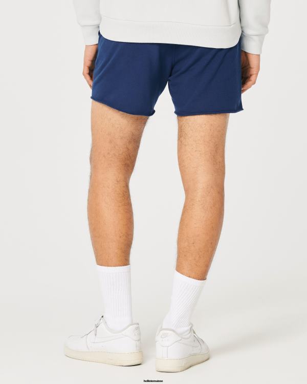 short molletonné logo 5\'\' Hommes bleu foncé Hollister bas RRRJX1185