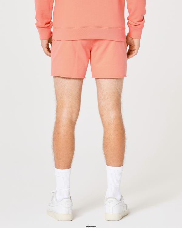 short molletonné logo 5\'\' Hommes corail Hollister bas RRRJX1221