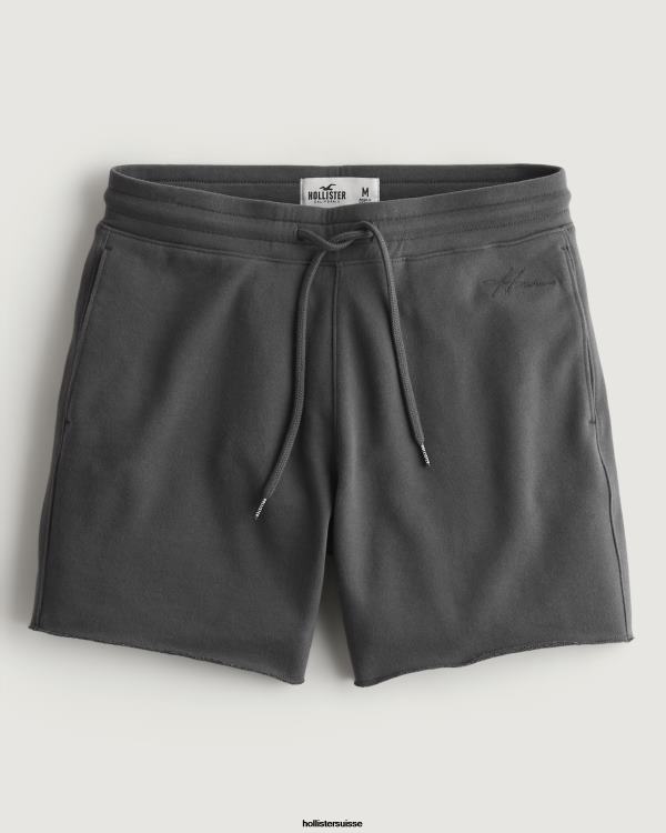 short molletonné logo 5'' Hommes gris foncé Hollister bas RRRJX1250