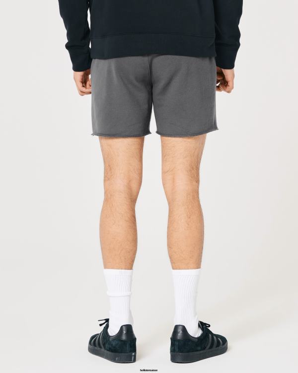 short molletonné logo 5\'\' Hommes gris foncé Hollister bas RRRJX1250