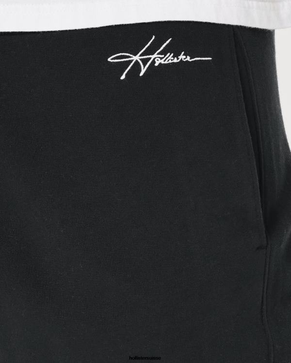 short molletonné logo 5\'\' Hommes noir Hollister bas RRRJX1135