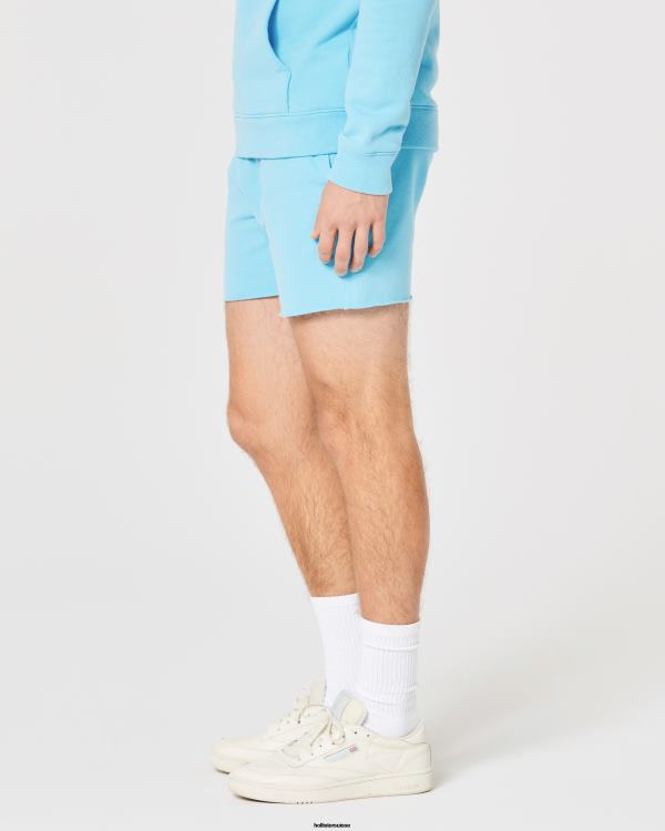 short molletonné logo 5\'\' Hommes turquoise Hollister bas RRRJX1260
