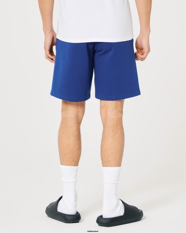 short molletonné logo 9\'\' Hommes bleu Hollister bas RRRJX1279